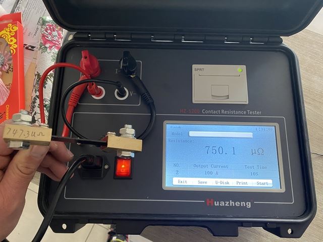 চিলির গ্রাহক আমাদের HZ-5200 যোগাযোগ প্রতিরোধ পরীক্ষক পেয়েছেন